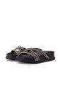 Sandalia Plana Line Negro-Cristal Beira Rio de Beira Rio