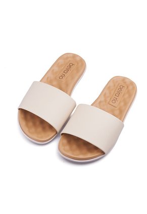 Sandalia Plana Marfil Turim Beira Rio