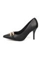 Tacon Stiletto Alto Negro Napa Beira Rio de Beira Rio