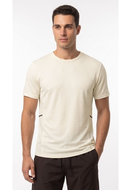 Camiseta Deportiva Ivory Manga Corta Para Hombre