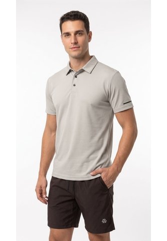 Polo Deportiva Beige Para Hombre Belife