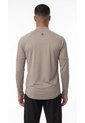 Camiseta Deportiva Taupe Manga Larga Para Hombre de Belife