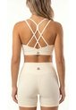 Top Deportivo Blanco Con Tiras En Espalda Para Mujer de Belife