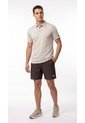 Pantaloneta Deportiva Café Con Ciclista Para Hombre de Belife