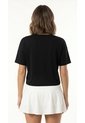 Camiseta Deportiva Negra Manga Corta Para Mujer de Belife