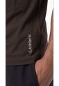 Camiseta Deportiva Café Manga Sisa Para Hombre de Belife