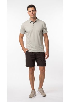 Polo Deportiva Beige Para Hombre