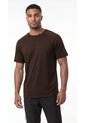 Camiseta Deportiva Café Manga Ranglan Para Hombre de Belife