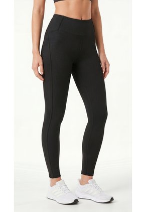 Legging Negro Pretina Ancha Para Mujer