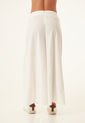 Pantalón Blanco Con Aberturas Para Mujer de Belife