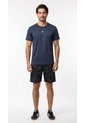 Camiseta Deportiva Azul Oscuro Manga Corta Para Hombre de Belife