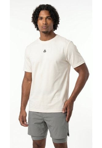 Camiseta Deportiva Cruda Manga Corta Para Hombre Belife