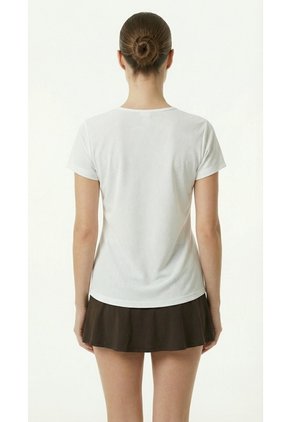 Camiseta Deportiva Blanca Para Mujer