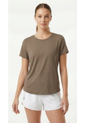 Camiseta Deportiva Café Para Mujer Belife