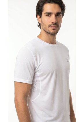 Camiseta Deportiva Blanca Para Hombre