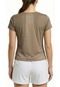 Camiseta Deportiva Café Para Mujer de Belife