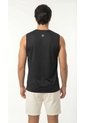 Camiseta Deportiva Negra Manga Sisa Para Hombre de Belife