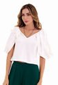 Blusa Manga 3/4 Bombacha Mujer Ivory Belife de Belife