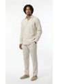 Camisa Semilla Manga Larga En Lino Para Hombre de Belife