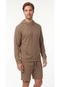 Buzo Café Con Capucha Para Hombre de Belife