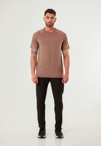 Camiseta Café Deportiva Para Hombre Belife