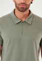 Camiseta Polo Verde Para Hombre de Belife