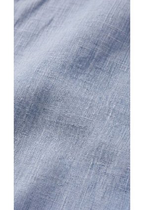 Camisa Azul Manga Larga Para Hombre