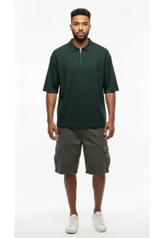 Bermuda Cargo Gris Para Hombre Belife