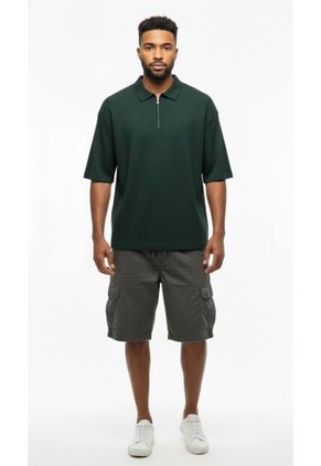 Bermuda Cargo Gris Para Hombre