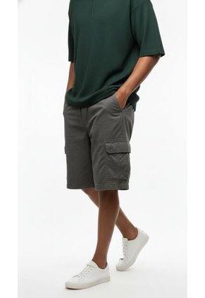 Bermuda Cargo Gris Para Hombre