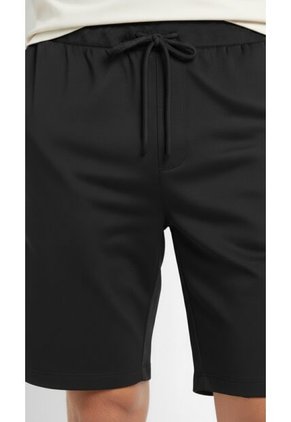 Bermuda Negra Para Hombre