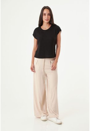 Pantalón Crema Para Mujer