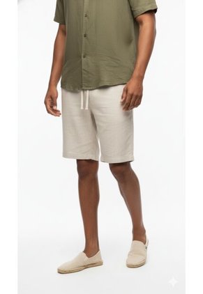 Bermuda Semilla En Lino Para Hombre