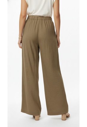 Pantalón Café Largo Para Mujer