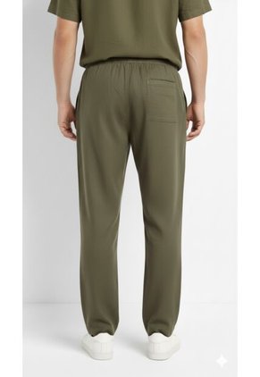 Pantalón Slim Verde En Lino Para Hombre