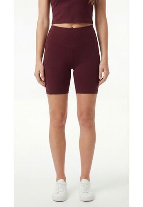 Ciclista Deportivo Burgundy Para Mujer