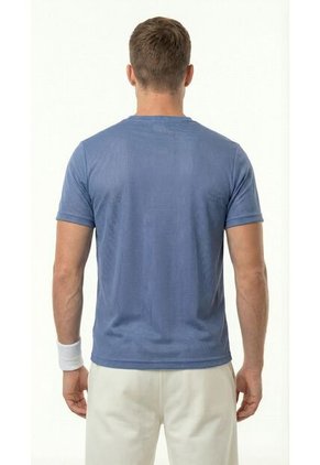 Camiseta Deportiva Azul Para Hombre