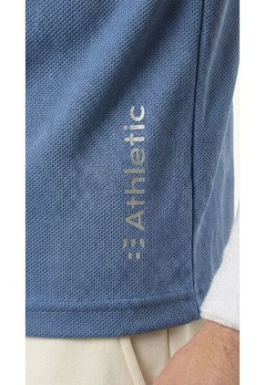 Camiseta Deportiva Azul Para Hombre
