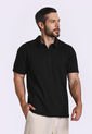 Camiseta Polo Negra Para Hombre de Belife