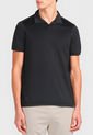 Camiseta Polo Negra Para Hombre de Belife