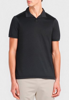Camiseta Polo Negra Para Hombre
