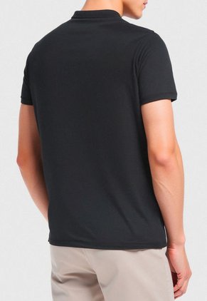 Camiseta Polo Negra Para Hombre