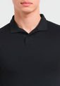 Camiseta Polo Negra Para Hombre de Belife