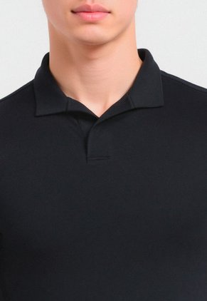 Camiseta Polo Negra Para Hombre