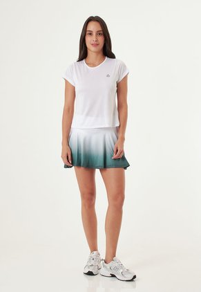 Falda Deportiva Sublimada Verde Para Mujer