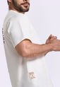 Camiseta Manga Corta Estampada Ivory Para Hombre de Belife