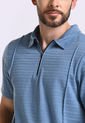 Camiseta Polo Azul Para Hombre de Belife