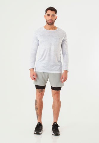 Pantaloneta Deportiva Gris Para Hombre Belife