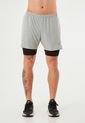 Pantaloneta Deportiva Gris Para Hombre de Belife
