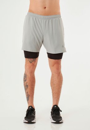 Pantaloneta Deportiva Gris Para Hombre